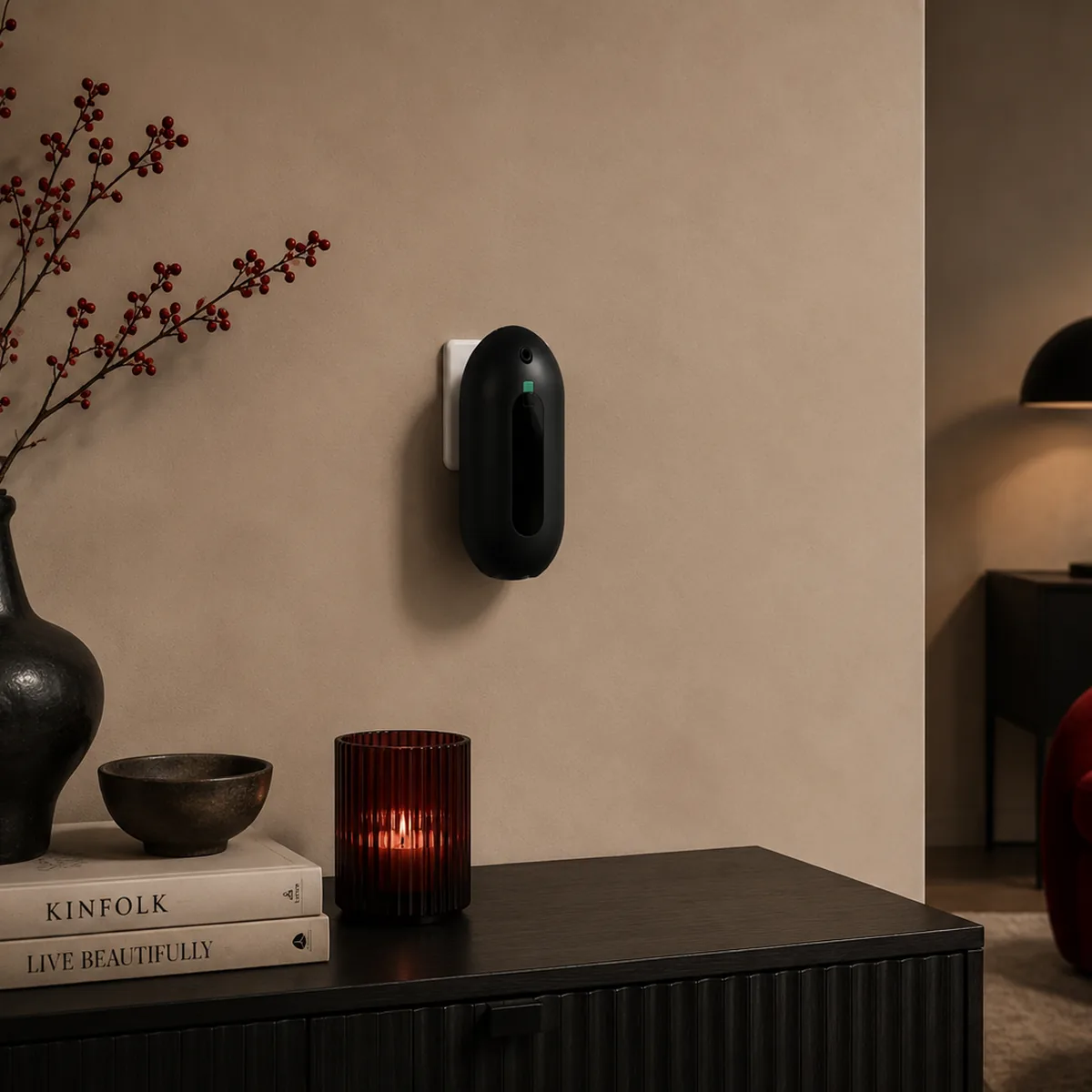 Scent Home Diffuser v černé barvě